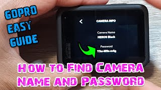 How to Find Camera Name & Password for GoPro 8/9/10/11/12