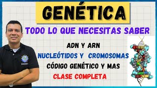 GENETICA, CROMOSOMAS, ADN Y ARN, CODIGO GENETICO, NUCLEOTIDOS, MUTACIONES, BASES NITROGENADAS.