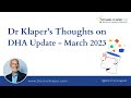 Doctor klaper wfpb  vegan speaker interesting dha update march 2023