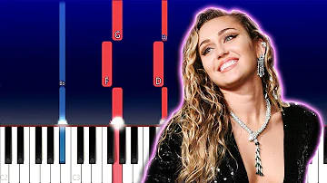 Miley Cyrus - When I Look At You (Piano Tutorial)