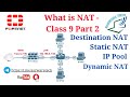 What is NAT with LAB (Static NAT / IP Pool / Destination NAT) - Part 2