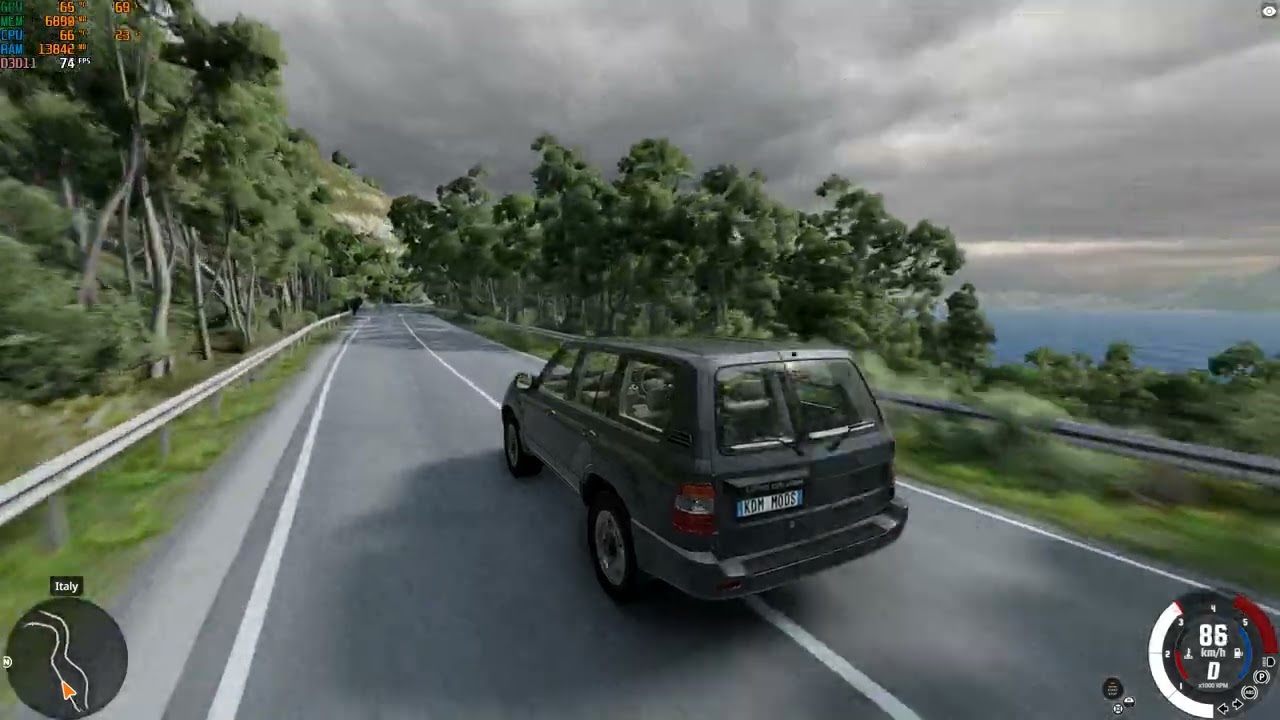 Toyota  Land Cruiser in BeamNG Drive