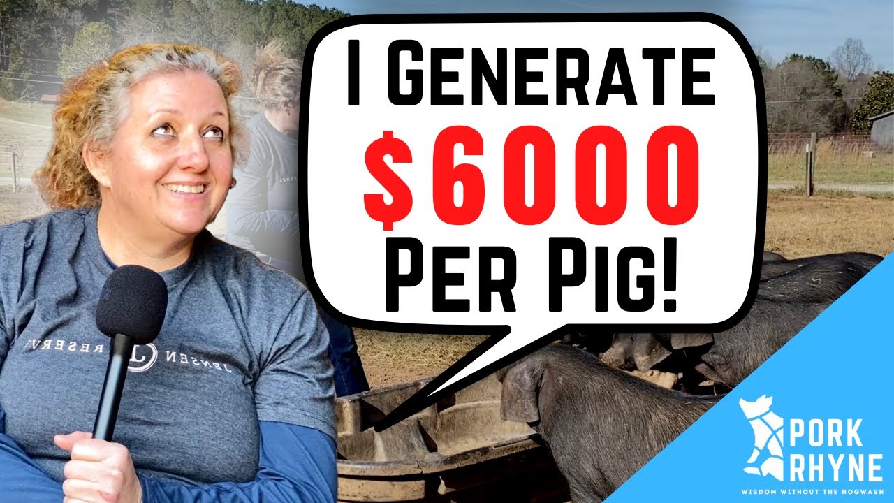 How Meishan Pigs on Pasture Generate $6000 PER PIG!