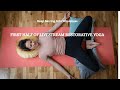 LiveSTREAM recording of Restorative Yoga