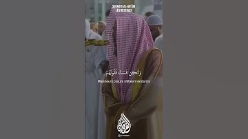 Sourate Al-Anam سورة الأنعام Versets 42 et 43 par al Sheikh Ahmad Al Nufais