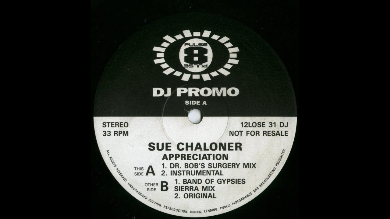 Sue Chaloner - Appreciation (Band Of Gypsies Sierra Mix) 1992 🎹 🎹 🎹 auf YouTube ansehen Sue Chaloner - Appreciation (Band Of Gypsies Sierra Mix) 1992 🎹 🎹 🎹 auf YouTube ansehen