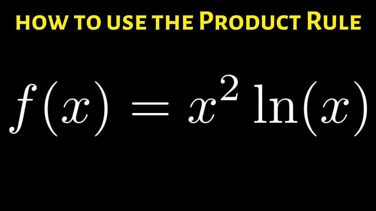 Product rule. Rules with Ln and e.