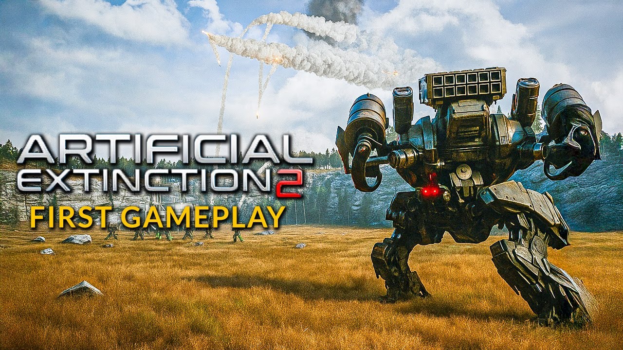 ARTIFICIAL EXTINCTION 2 First Gameplay Demo | New SCI-FI RTS Game like ...