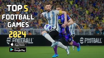 Top 5 Best Football Games For Android 2024 | High Graphics (Online/Offline)