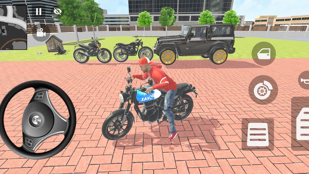 🎮 Franklin Order By 1️⃣ Modify Thar & Bullet Hunter & MT Bike in 🇮🇳 Indian Bike Auto Simulator 