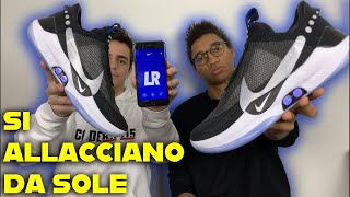 LE NIKE CHE SI ALLACCIANO DA SOLE + TEST APP || Nike ADAPT BB Recensione -  YouTube