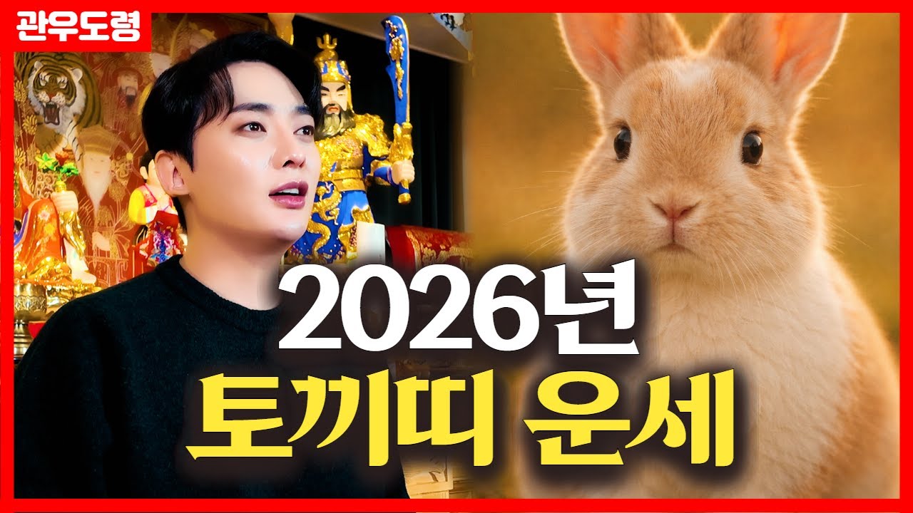(관우도령) 2026년 최악의 토끼띠는..? 