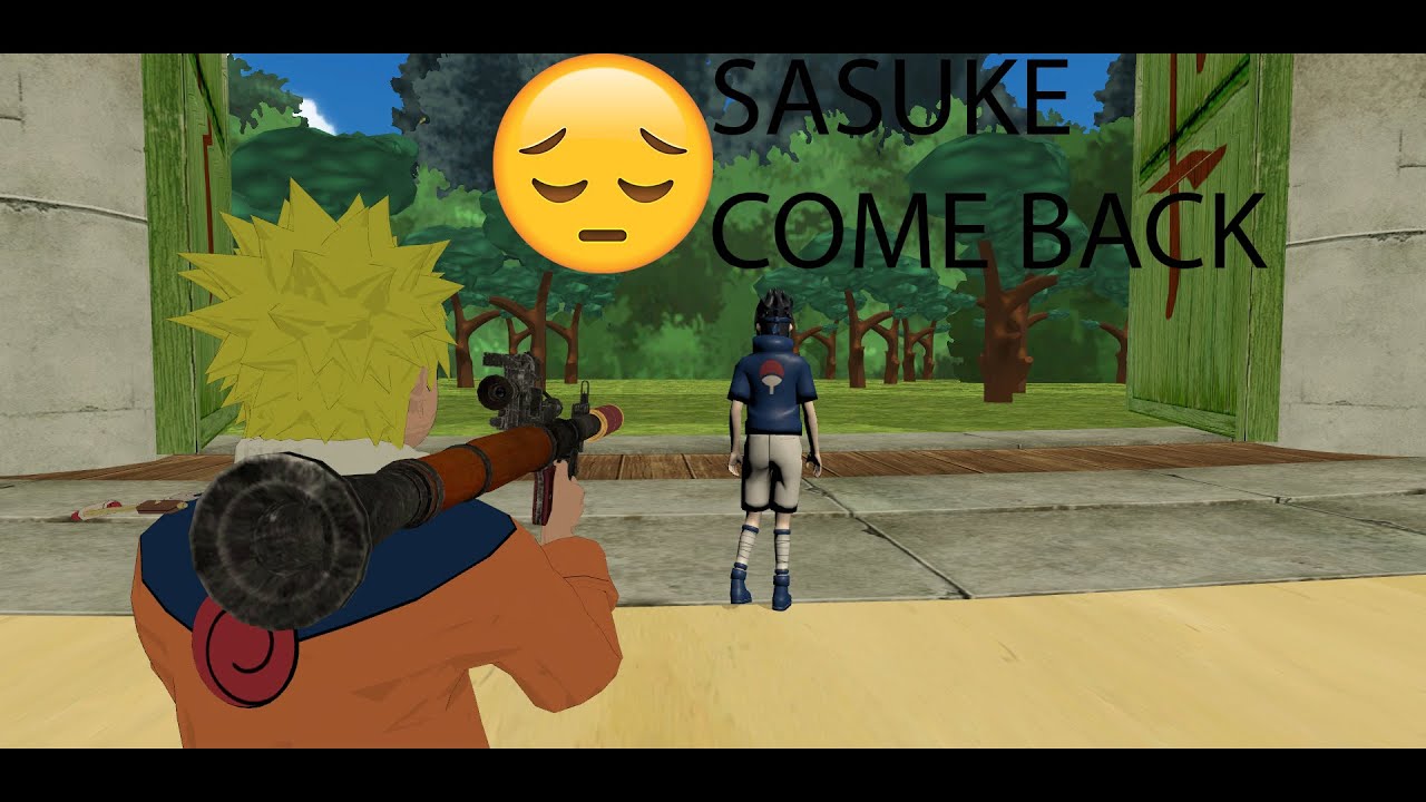 Саске покидает деревню | (VRCHAT NARUTO)