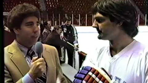 Eric Martin interviews New York Ranger Ron Greschner - 1984