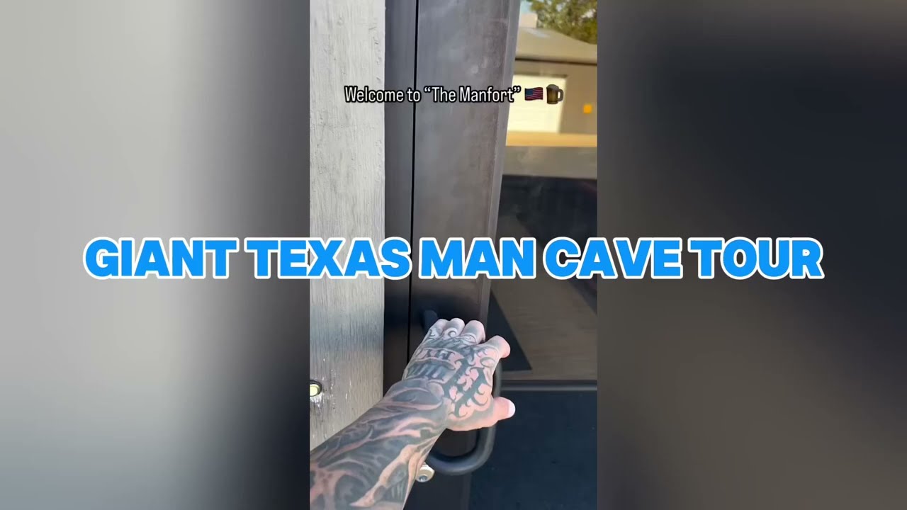 Giant Texas Man Cave Tour!