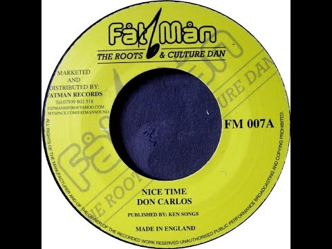 米12” Don Carlos (2) Nice Time (Late Night Blues) PIR001 Pirate /00250 Don Carlos – Nice Time (Late Night Blues) – Vinyl (12