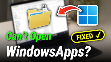 Geen toegang tot de WindowsApps-map in Windows 11 (OPGELOST) ✅