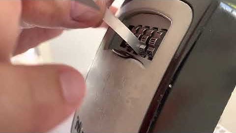 Master Lock Lost Code