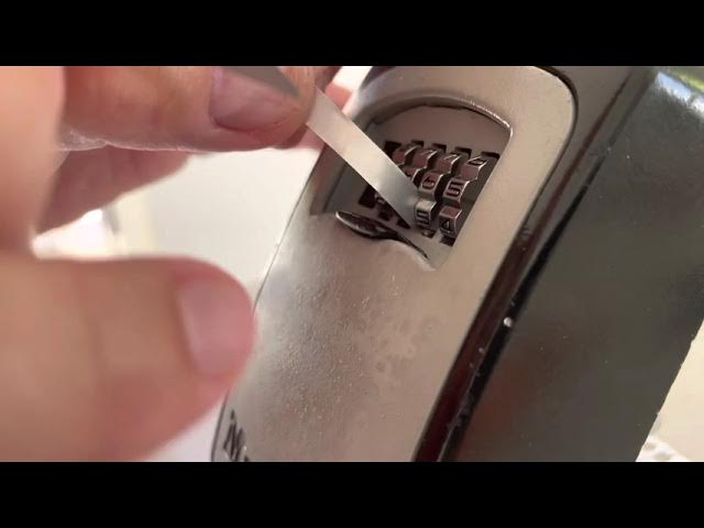 Caja de seguridad Puroma para llaves, caja de seguridad para la pared, con  combinación de 4 dígitos, gran capacidad para guardar 5 llaves, para llaves