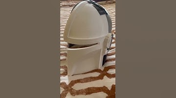 3D Print Showcase: Split Mando Helmet by ljbeng #shorts #3dprinter #3dprinting #ender3 #thingiverse