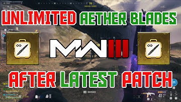 Unlimited Aether Blade Glitch / Bypass Schematic Cooldown! - MW3 Zombies Glitch