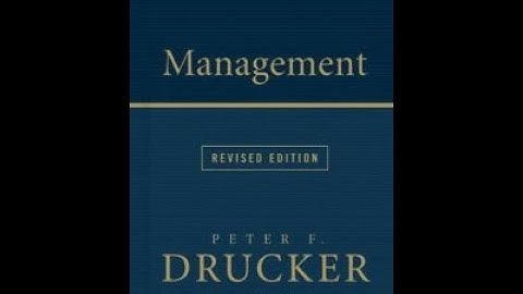 Management by Peter F. Drucker - Book review