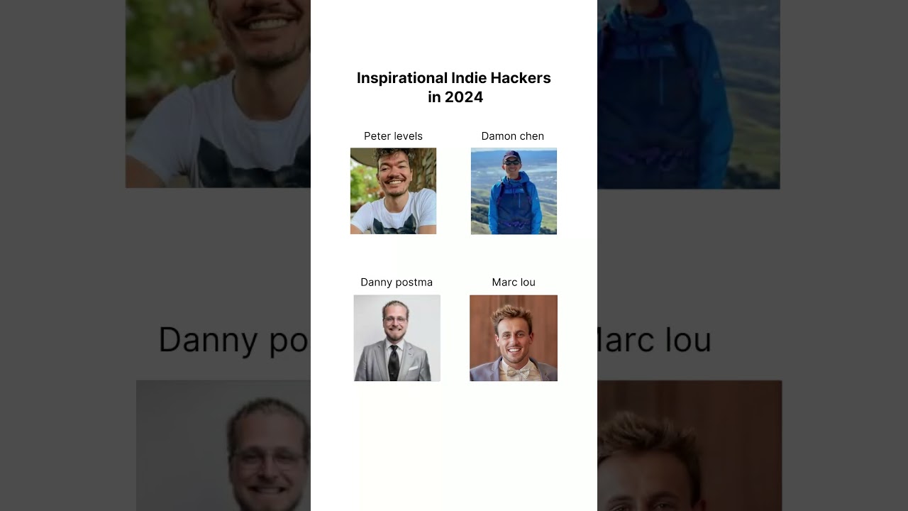 inspirational indie hackers in 2025 #indiehackers #solofounder #aisaas #aisaas #bootstrapped