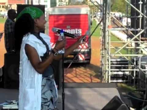 Nicole C Mullen sings Redeemer In Uganda in the la...