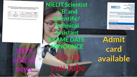 NIELIT Scientist 