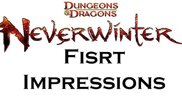 NeverWinter MMO First Impressions