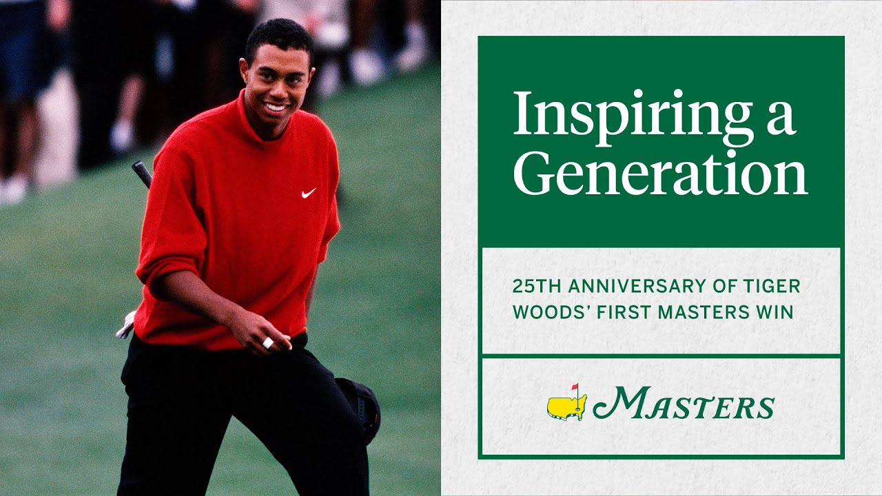 25th Anniversary of Tiger Woods Historic Masters Win The Masters