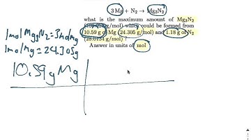 LM- Unit 8- Liminting Reactant Theroitical Yield