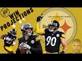 2022/23 STEELERS WIN PROJECTIONS!!! A SHIFT IN THE DIVISION? FALL FROM GRACE??