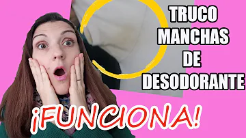 ¿El desodorante amarillea la ropa blanca?