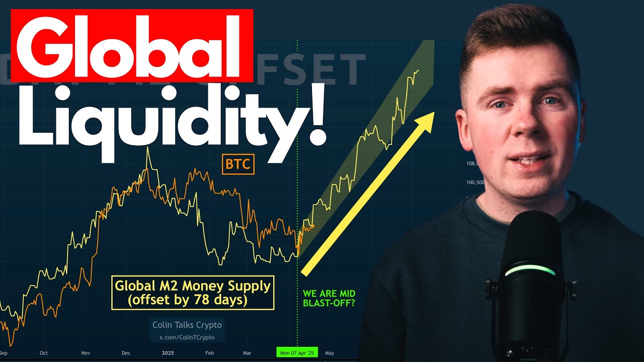 Bitcoin Will Start Going Up In May 2025! Global Liquidity Is PUMPING! M2  And Money Printing!