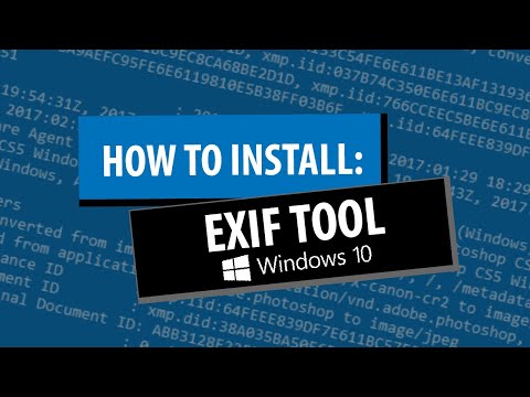 วีดีโอ: คุณใช้ Exiftool อย่างไร?