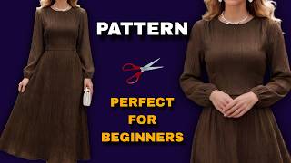 The Only A-Line Dress Pattern You'll Ever Need! (Beginner Friendly) screenshot 5