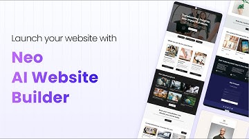 Launch your website in minutes with Neo