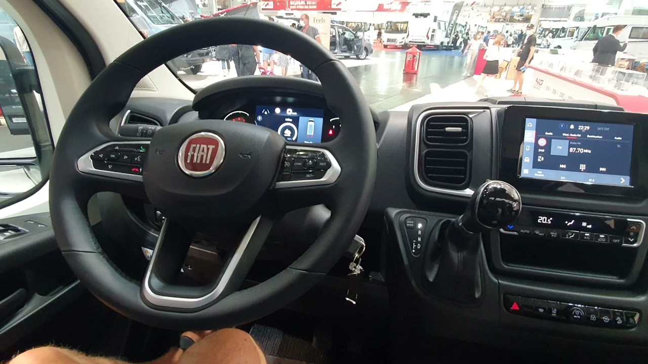 The new Fiat Ducato cockpit 