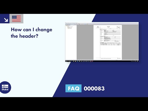 FAQ 000083 | How can I change the header?