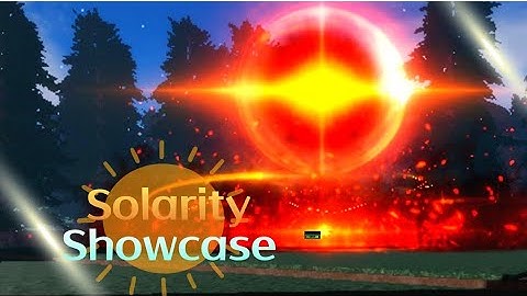 Solarity Showcase / + How to get "Solar piece" badge / + Secret phase [killstreak swords v4]