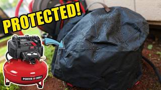 Protecting Air Compressor with a Waterproof Cover (Review)