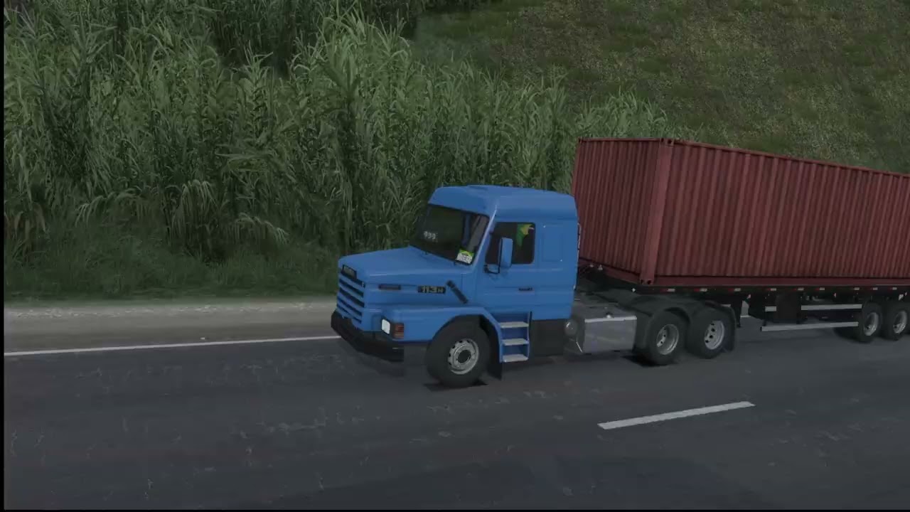 ETS2 Primeira viagem com Scania 113H.