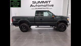 2016 FORD F250 SUPERCAB XLT GASSER IN GREEN GEM METALLIC WALK AROUND REVIEW 11958Z SOLD! screenshot 5