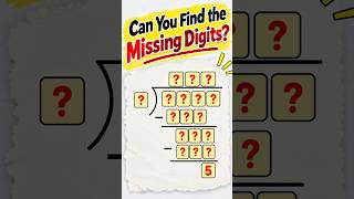 This Long Division Puzzle Is Surprisingly Clever!!