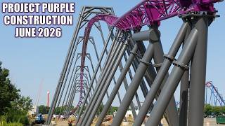 Project Purple Construction Update June 2026, Six Flags Great Adventure | Non-Copyright