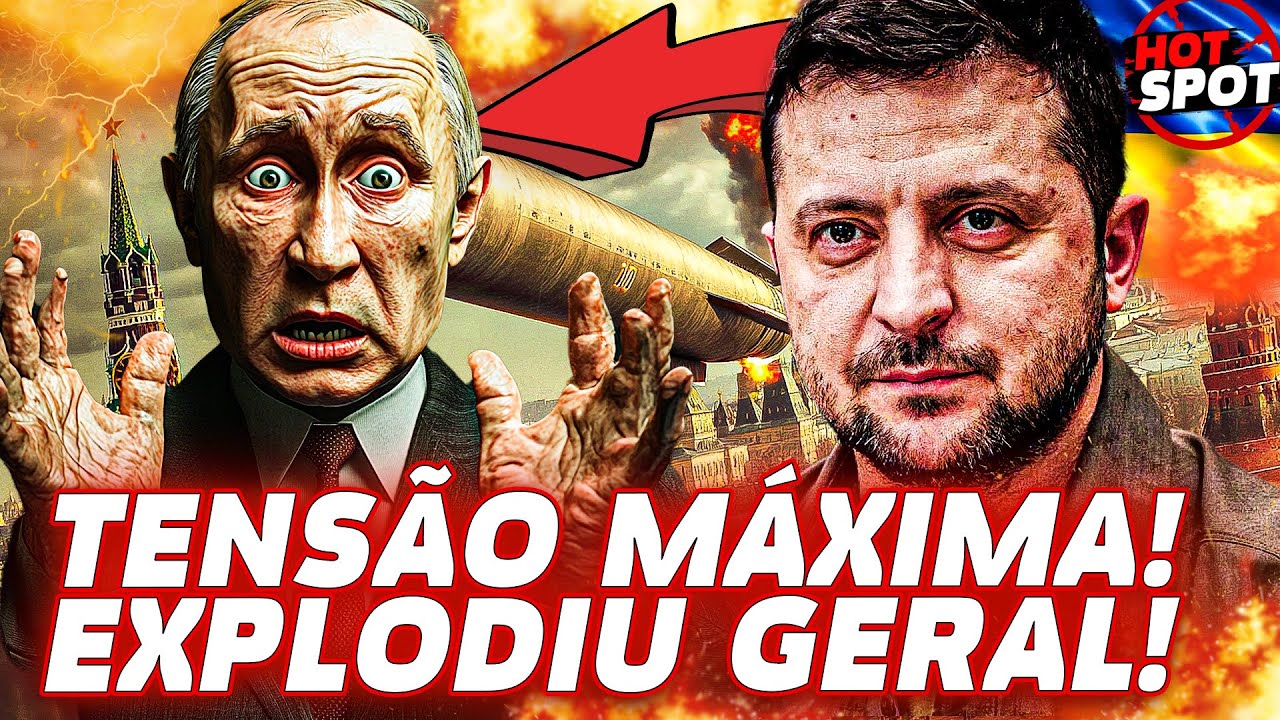 GUERRA💥 UCRÂNIA HOJE AGORA MESMO! O INFERNO NA FRENTE! SUPERMISSÉIS DA UCRÂNIA DESTRÓEM MOSCOU! | Ponto Quente
