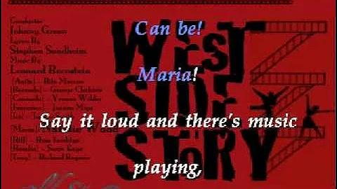 MARIA The West Side Story by Leonard Bernstein, "T...