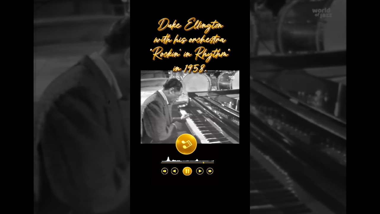 Duke Ellington with his orchestra “Rockin' in Rhythm” in 1958