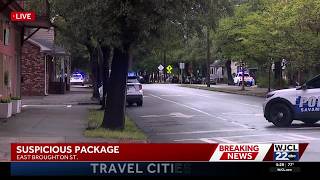 Suspicious package investigation underway on Broughton Street